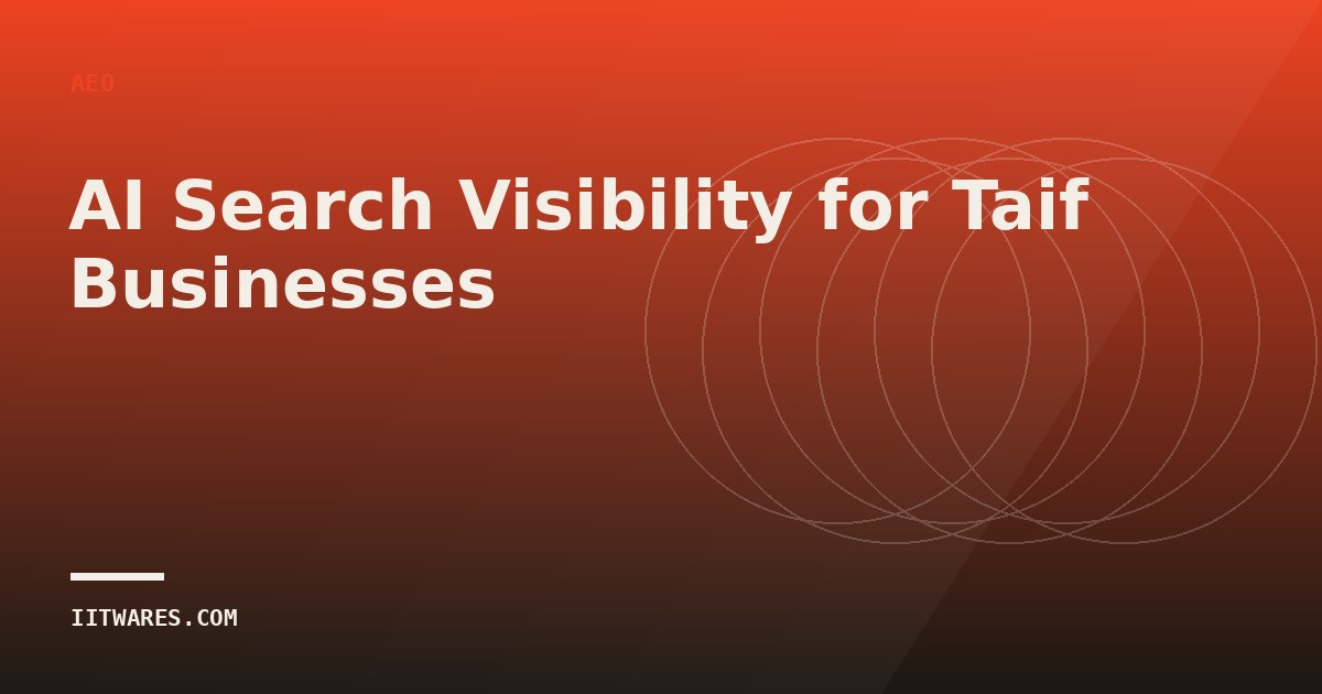 AI Search Visibility for Taif Businesses