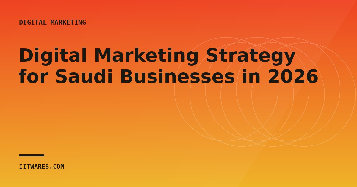 Digital Marketing Strategy for Saudi Businesses in 2026