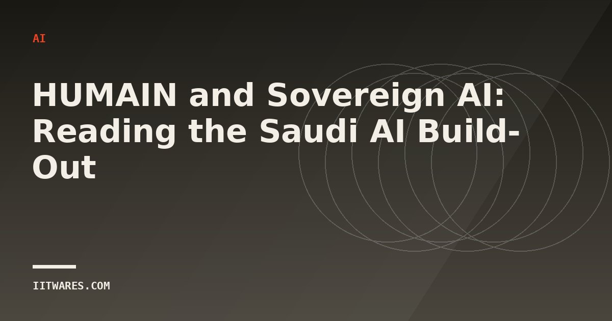 HUMAIN and Sovereign AI: Reading the Saudi AI Build-Out