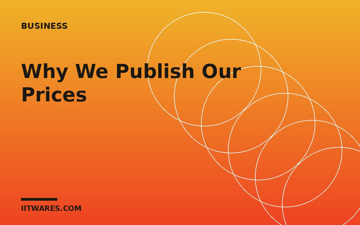 Why We Publish Our Prices — and Why Most Agencies Don't