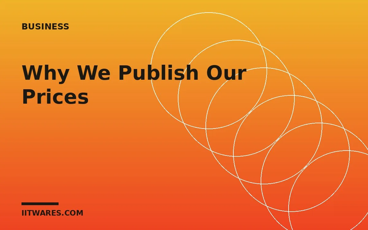 Why We Publish Our Prices — and Why Most Agencies Don't