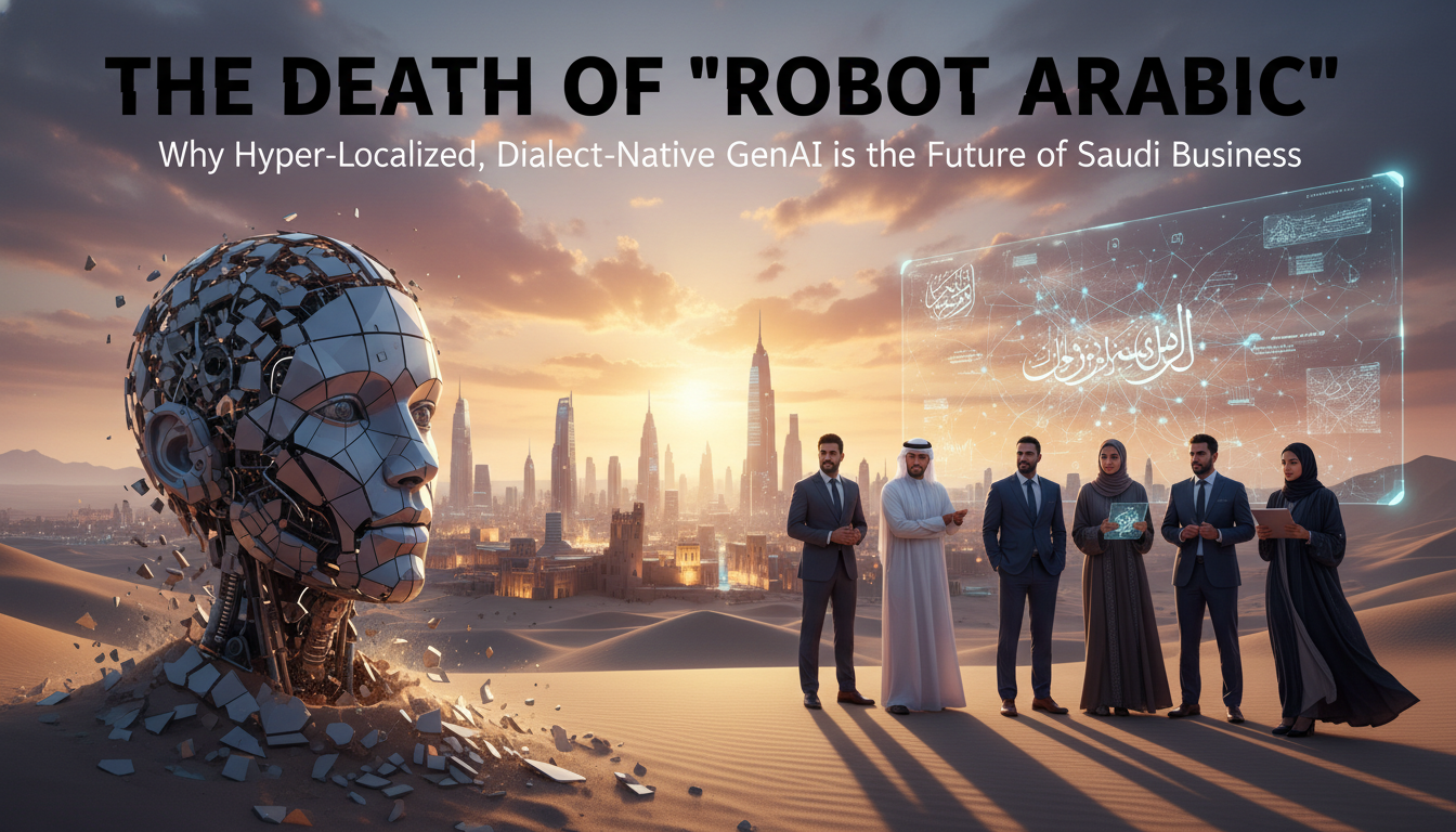 The Death of ‘Robot Arabic’: Why Hyper-Localized, Dialect-Native GenAI is the Future of Saudi Business