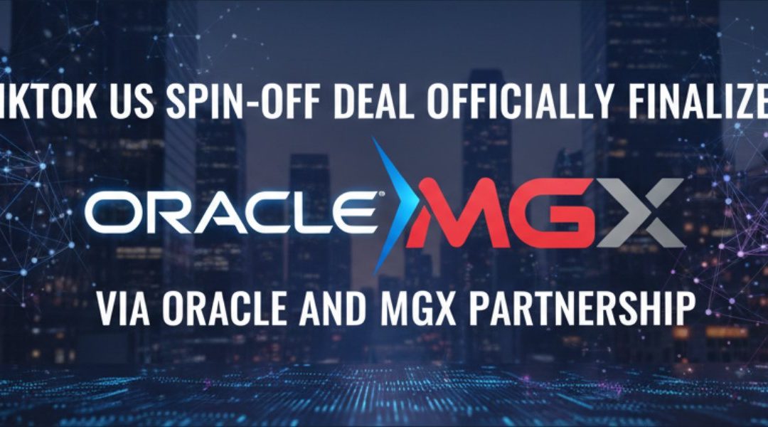 TikTok US Spin-off Deal Officially Finalized via Oracle and MGX Partnership